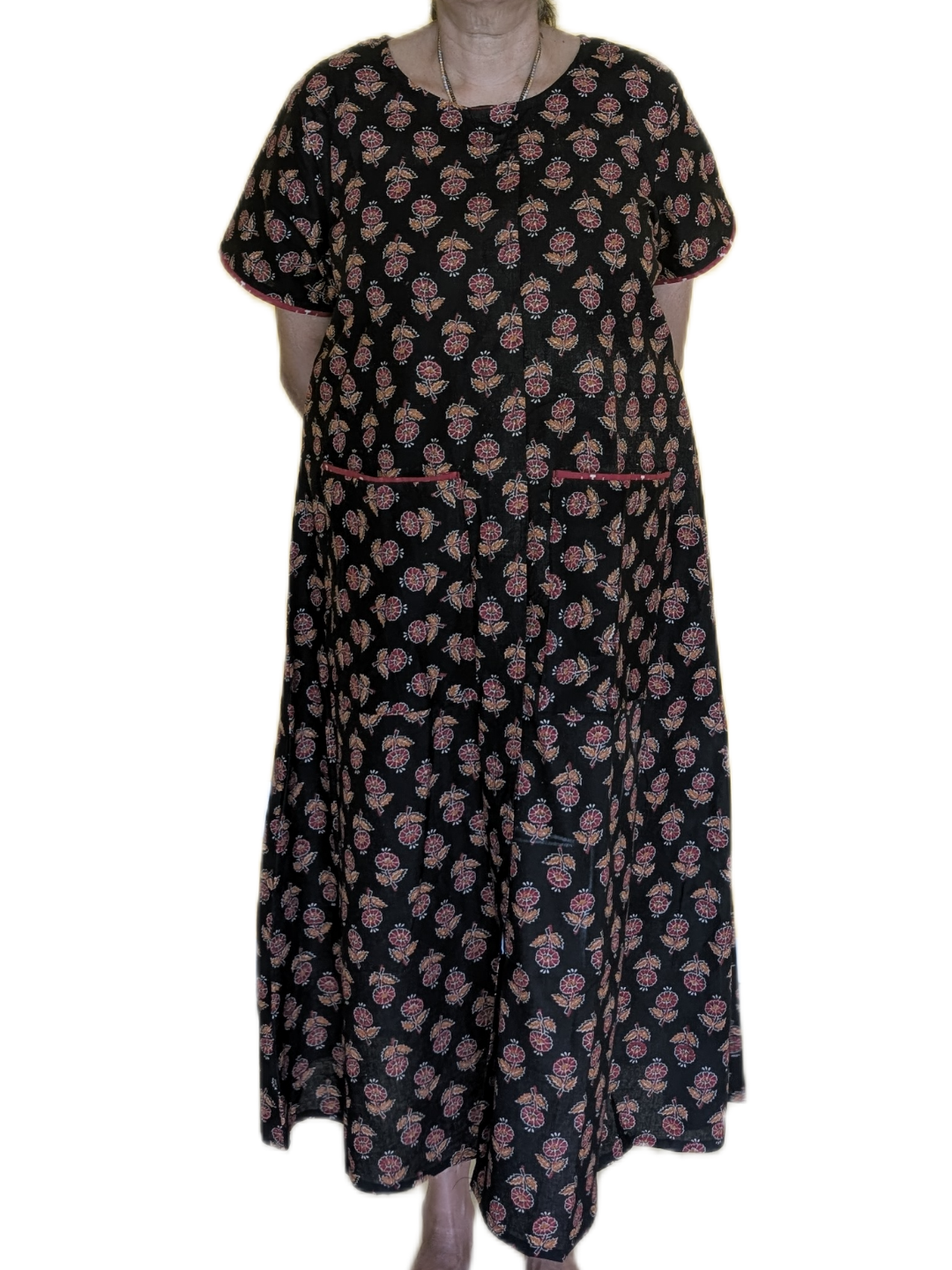 Fully front Open Nighty With Pockets
