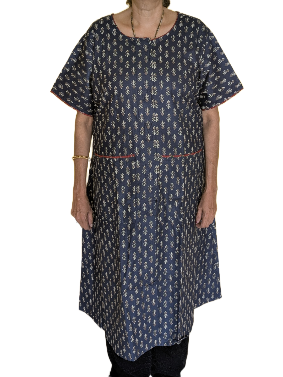 Fully front Open Nighty With Pockets