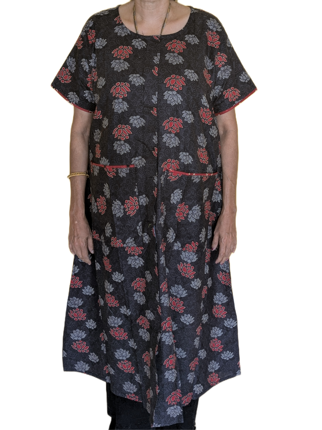 Fully front Open Nighty With Pockets