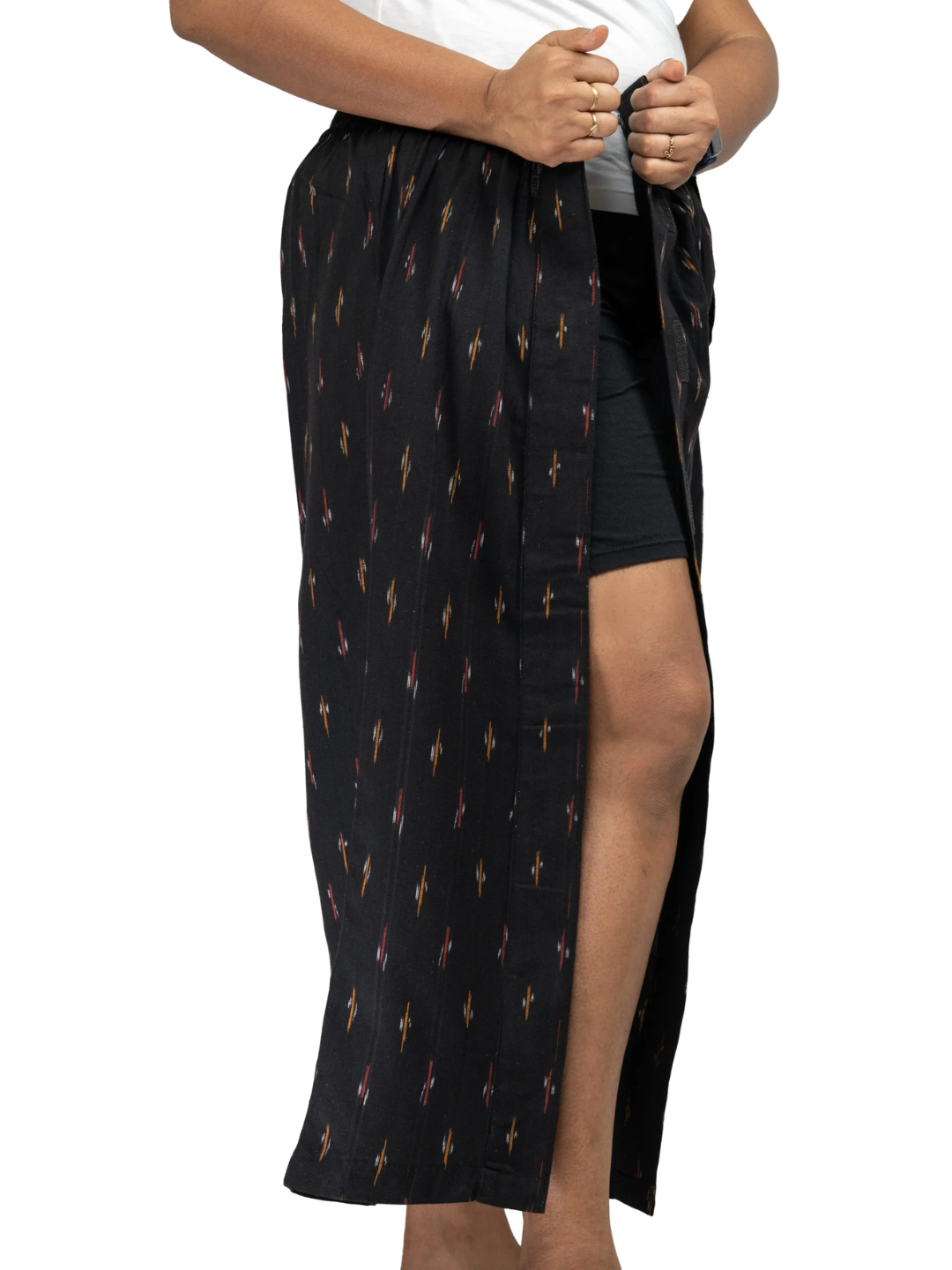 Fully Front Open Pants