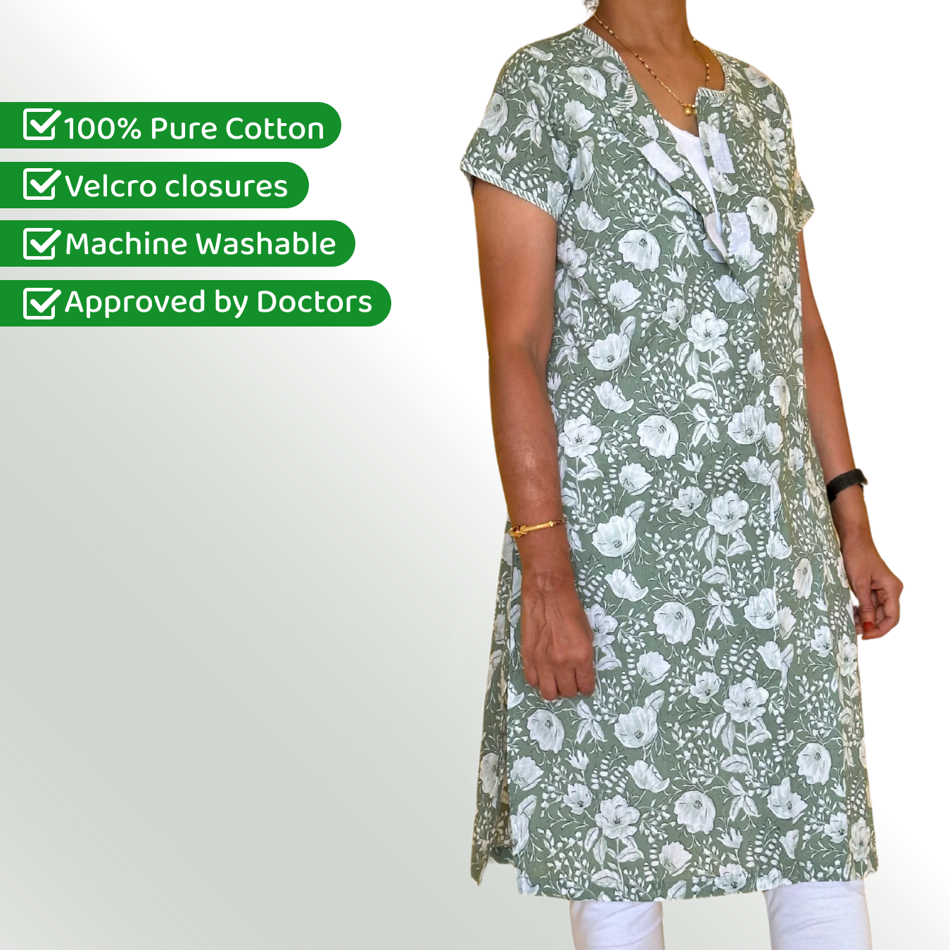 Fully Front Open Kurti