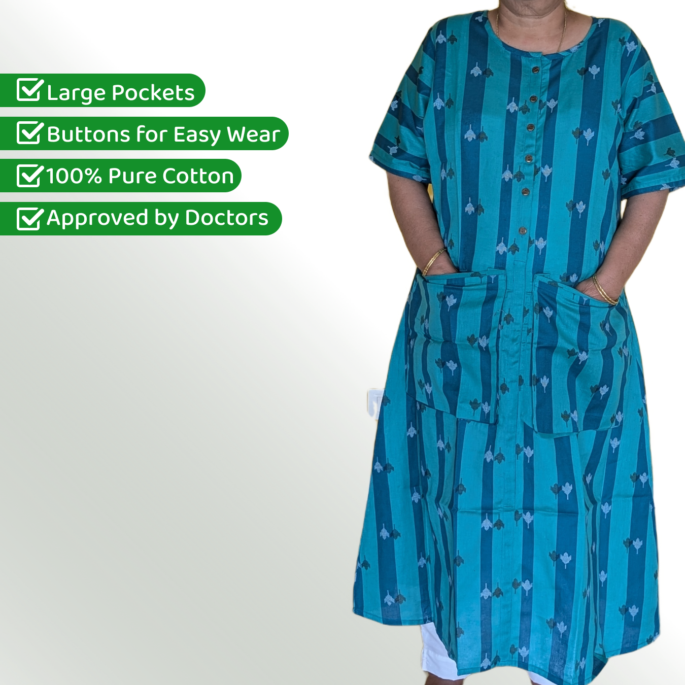 Mastectomy Post Surgery Gown