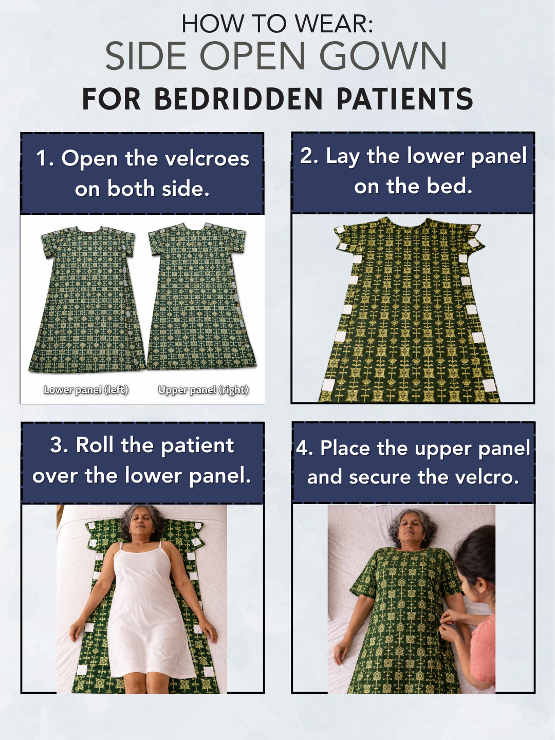 Fully Side Open Gown