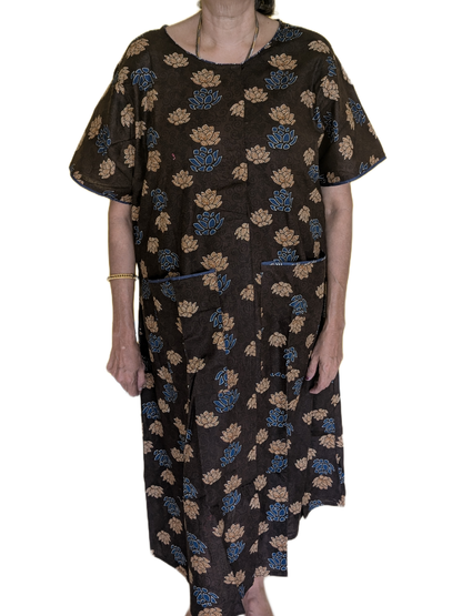 Fully front Open Nighty With Pockets