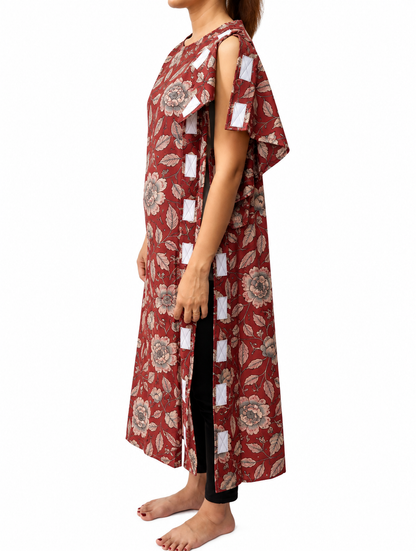 Fully Side Open Gown