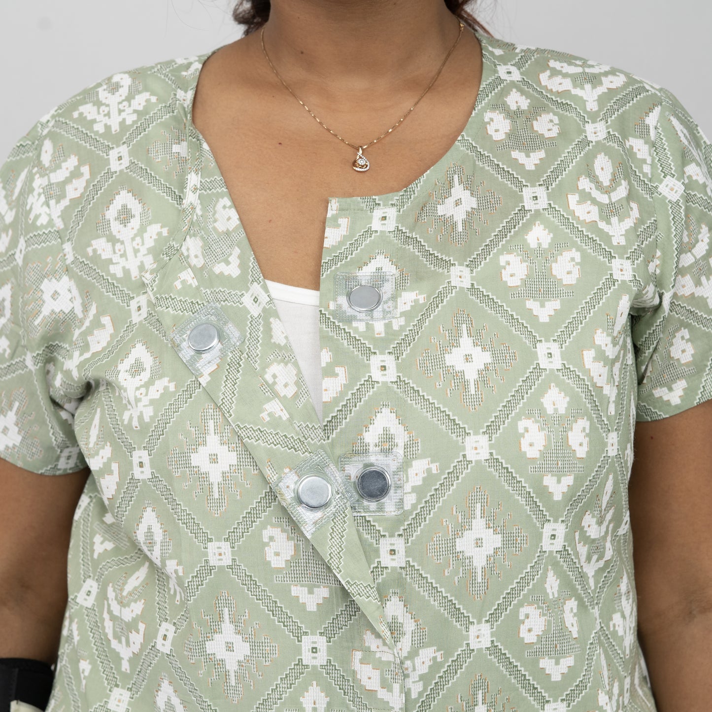 Fully Front Open Magnet Kurti