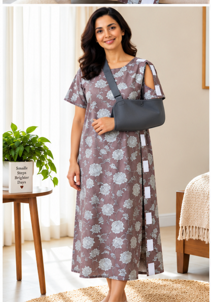 Fully Side Open Gown