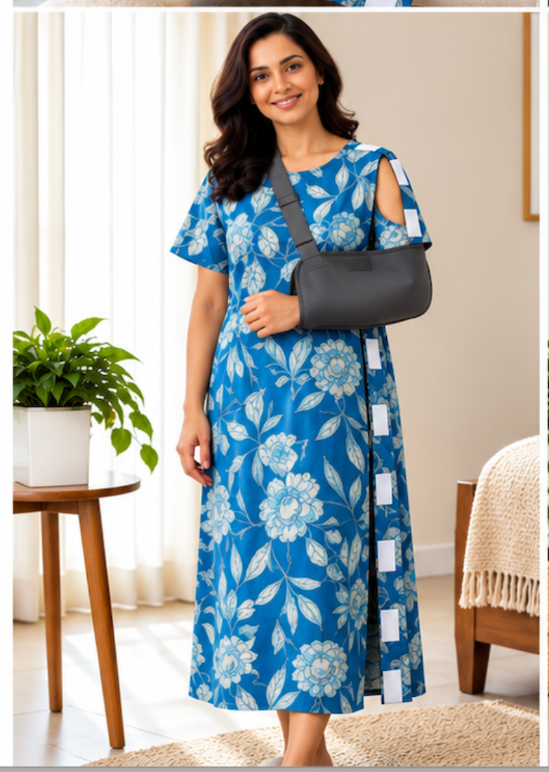 Fully Side Open Gown
