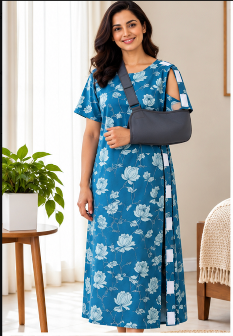 Fully Side Open Gown